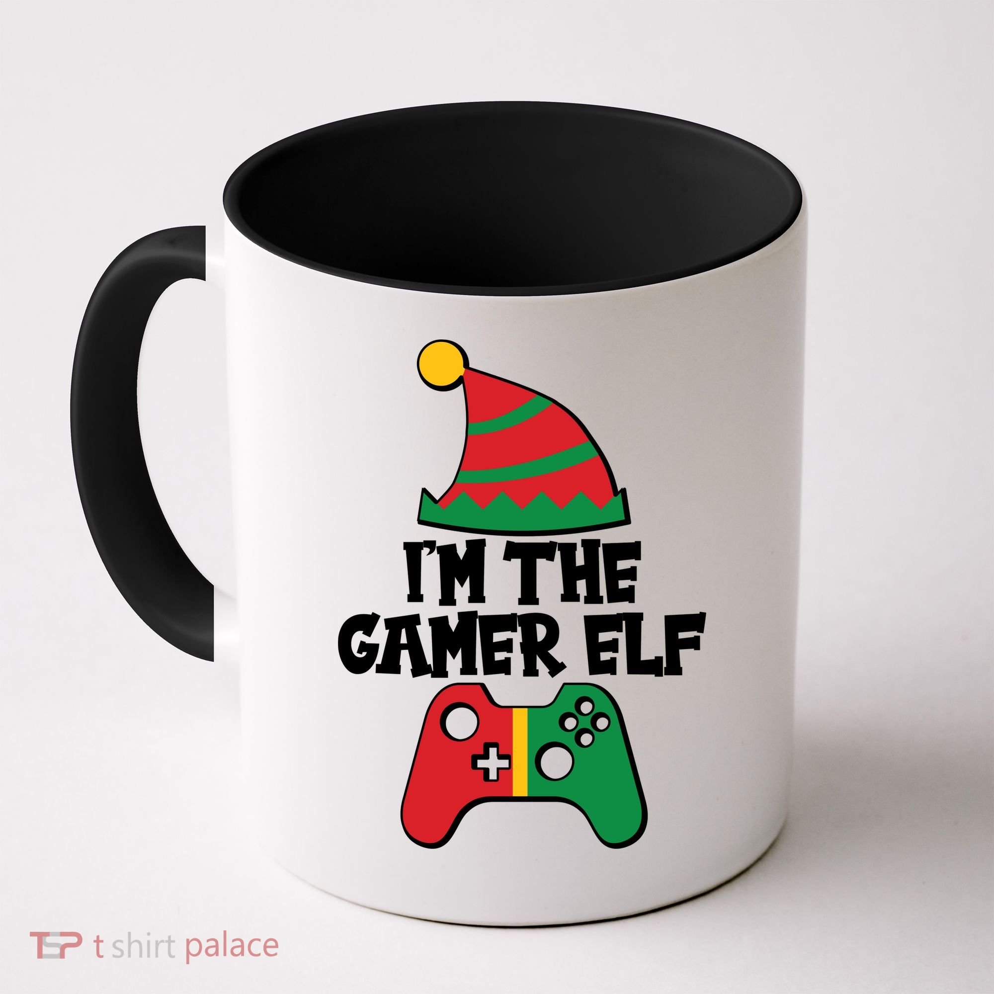 Cool Christmas I'm The Gamer Elf Coffee Mug