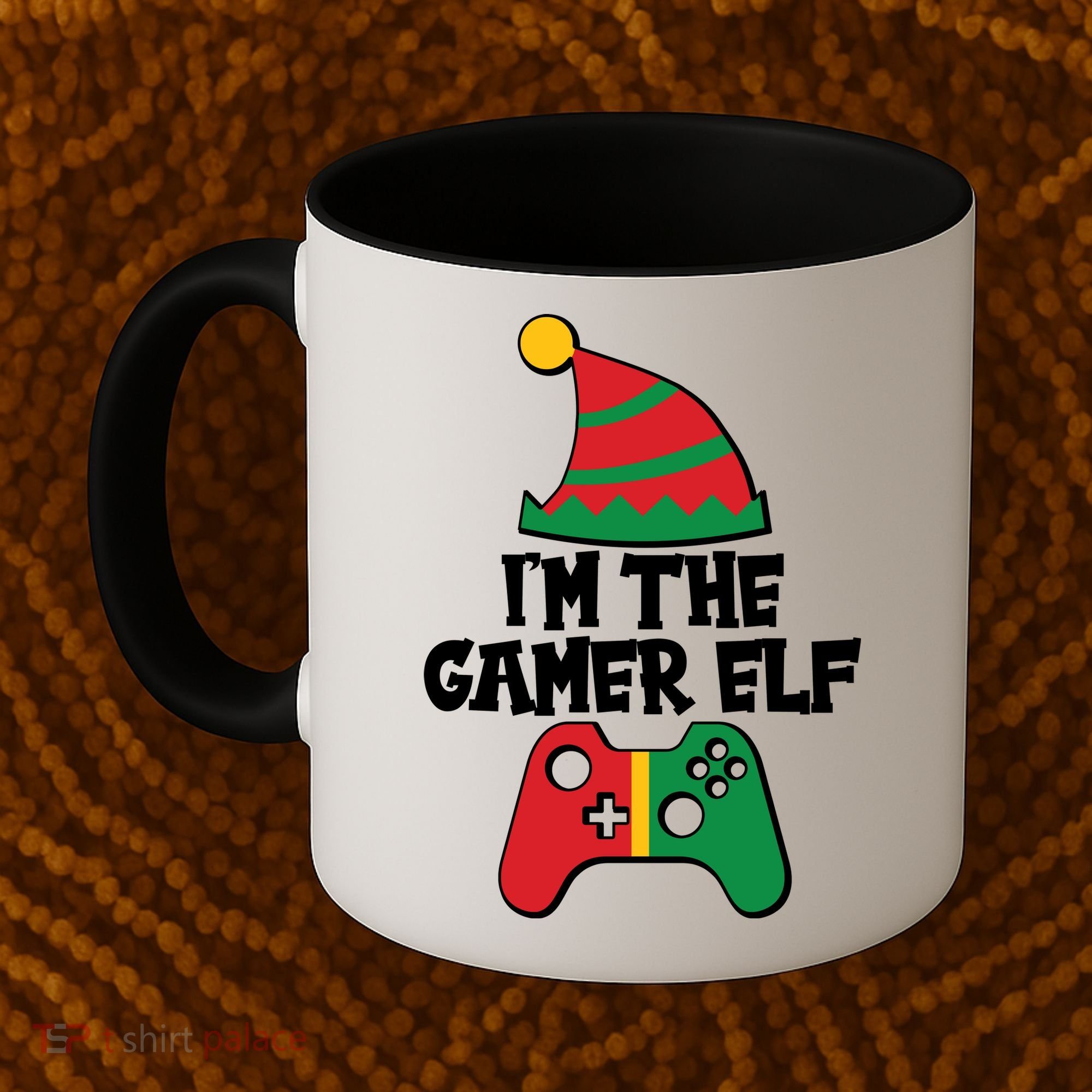 Cool Christmas I'm The Gamer Elf Coffee Mug