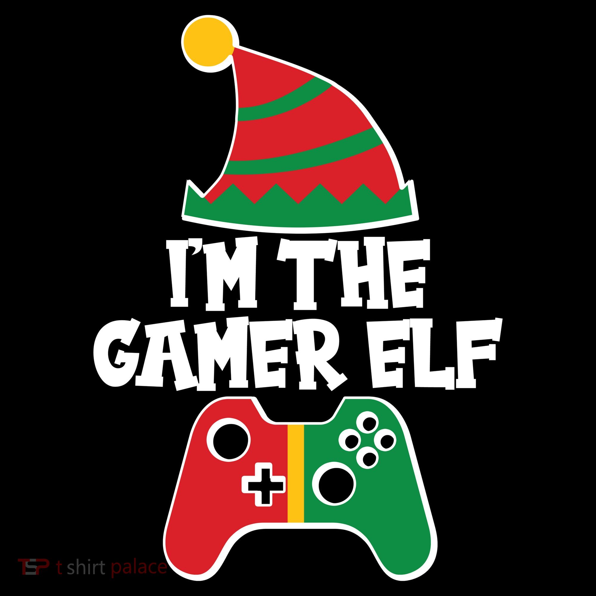 Cool Christmas I'm The Gamer Elf Ornament