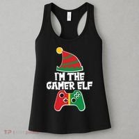 Cool Christmas I'm The Gamer Elf Women's Tank Top thumb 3
