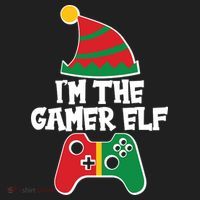 Cool Christmas I'm The Gamer Elf Hat thumb 2
