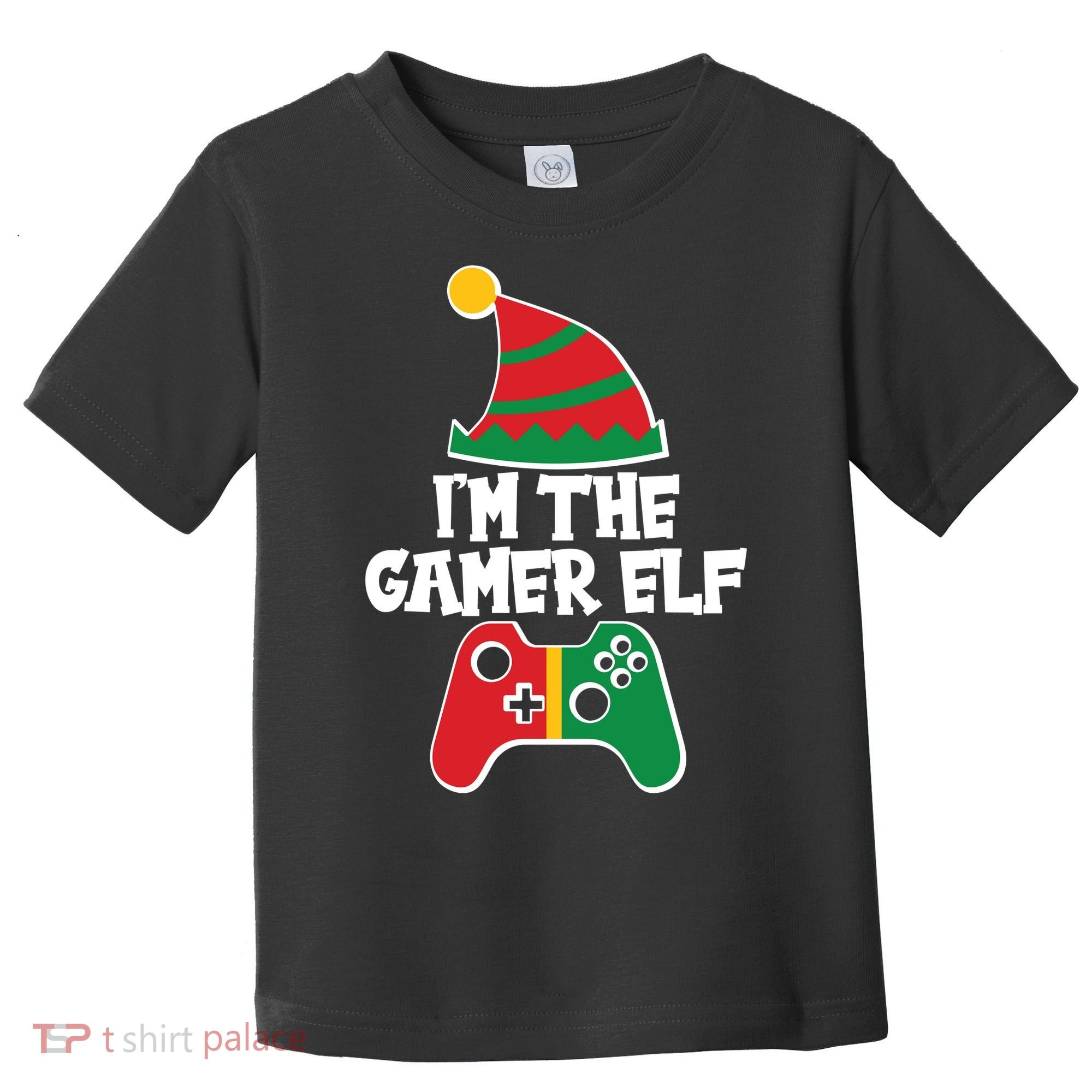 Cool Christmas I'm The Gamer Elf Toddler T-Shirt