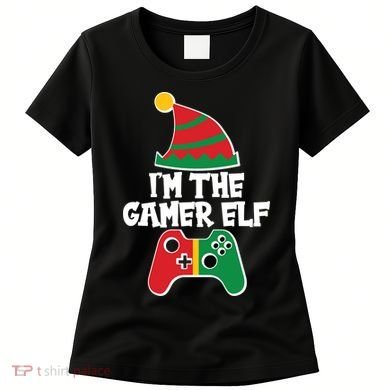 Cool Christmas I'm The Gamer Elf Women's T-Shirt