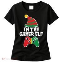 Cool Christmas I'm The Gamer Elf Women's T-Shirt thumb 0