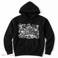 Cool Classic Cartoonish Character Group Hoodie thumb 0