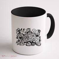 Cool Classic Cartoonish Character Group Coffee Mug thumb 1