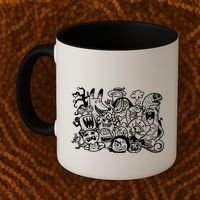 Cool Classic Cartoonish Character Group Coffee Mug thumb 2