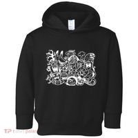 Cool Classic Cartoonish Character Group Toddler Hoodie thumb 0