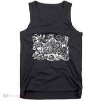 Cool Classic Cartoonish Character Group Tank Top thumb 0