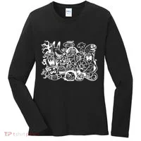 Cool Classic Cartoonish Character Group Women's Long Sleeve Shirt thumb 0