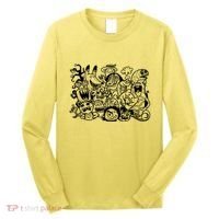 Cool Classic Cartoonish Character Group Long Sleeve Shirt thumb 0