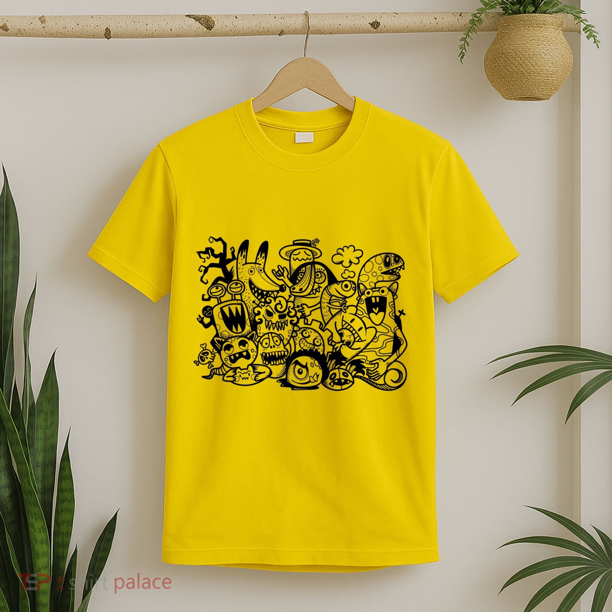 Cool Classic Cartoonish Character Group T-Shirt