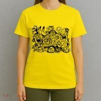 Cool Classic Cartoonish Character Group T-Shirt thumb 4