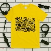 Cool Classic Cartoonish Character Group T-Shirt thumb 5
