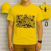 Cool Classic Cartoonish Character Group T-Shirt thumb 6