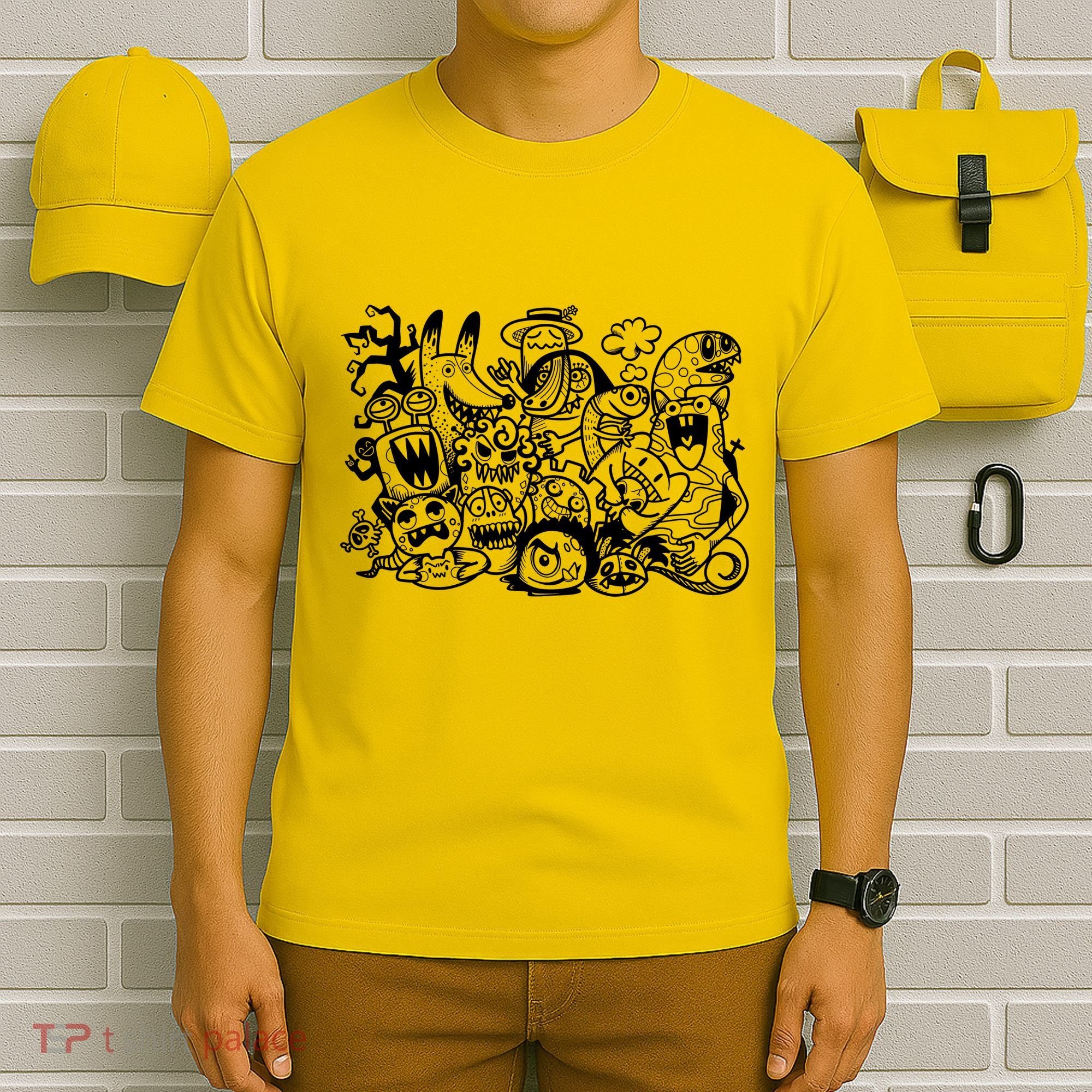 Cool Classic Cartoonish Character Group T-Shirt