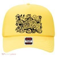 Cool Classic Cartoonish Character Group Hat thumb 0