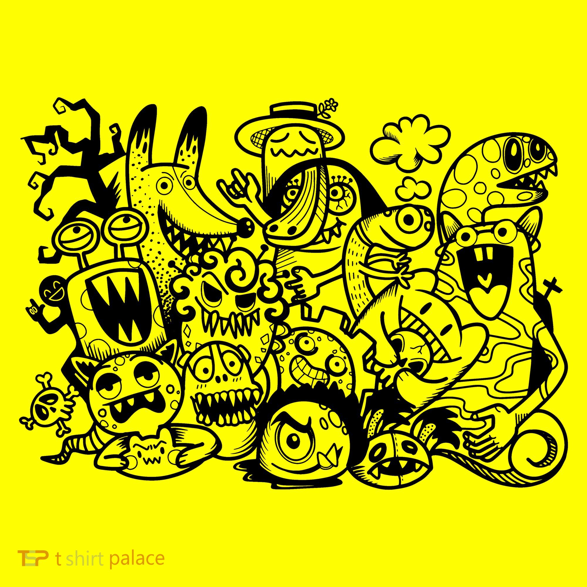 Cool Classic Cartoonish Character Group Hat