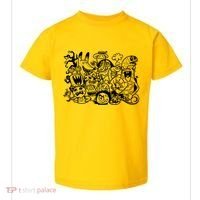 Cool Classic Cartoonish Character Group Toddler T-Shirt thumb 0