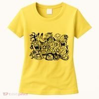 Cool Classic Cartoonish Character Group Women's T-Shirt thumb 0