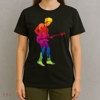 Cool Colorful Music Guitar Guy T-Shirt thumb 4