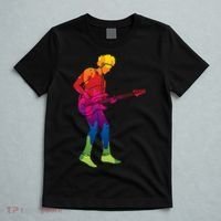 Cool Colorful Music Guitar Guy T-Shirt thumb 5