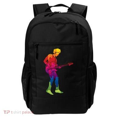 Cool Colorful Music Guitar Guy Backpack
