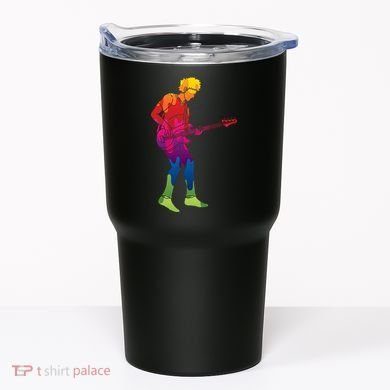 Cool Colorful Music Guitar Guy Tumbler