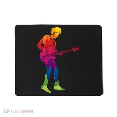 Cool Colorful Music Guitar Guy Mousepad