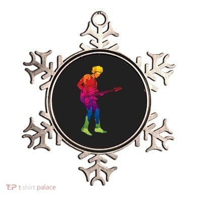 Cool Colorful Music Guitar Guy Ornament