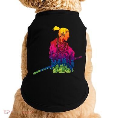 Cool Colorful Samurai Katana Doggie Tank