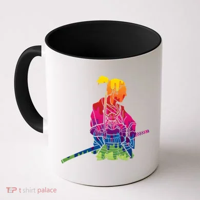 Cool Colorful Samurai Katana Coffee Mug