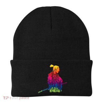 Cool Colorful Samurai Katana Beanie