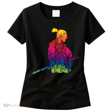 Cool Colorful Samurai Katana Women's T-Shirt