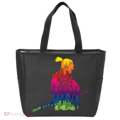 Cool Colorful Samurai Katana Tote Bag