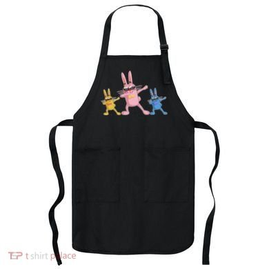 Cool Dabbing Easter Bunnies Apron