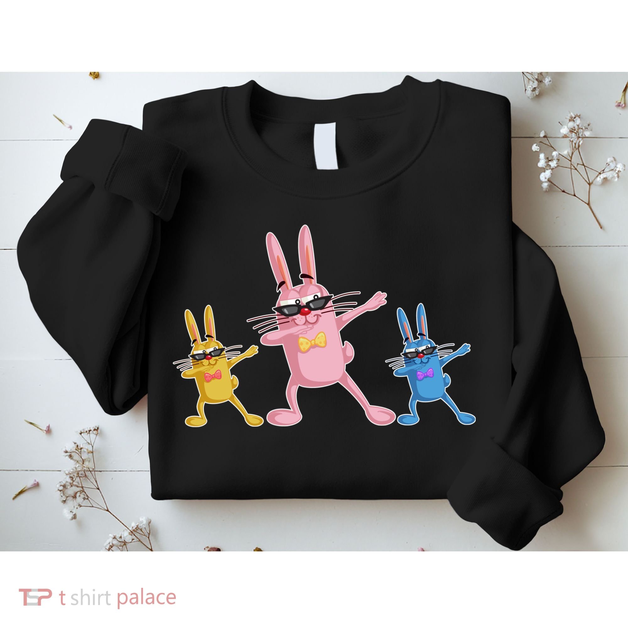 Cool Dabbing Easter Bunnies Sweatshirt