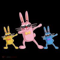 Cool Dabbing Easter Bunnies Coffee Mug thumb 5