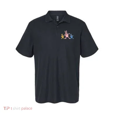 Cool Dabbing Easter Bunnies Polo