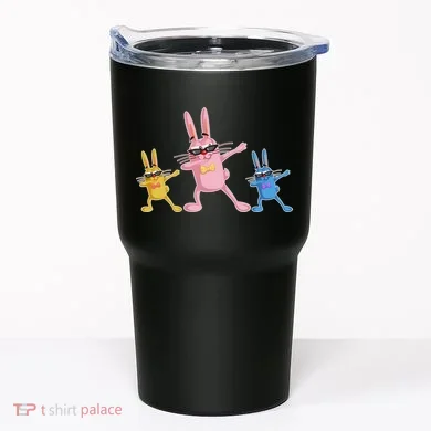 Cool Dabbing Easter Bunnies Tumbler