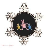 Cool Dabbing Easter Bunnies Ornament thumb 0