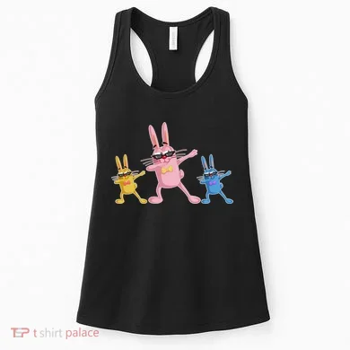Cool Dabbing Easter Bunnies Women's Tank Top