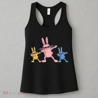 Cool Dabbing Easter Bunnies Women's Tank Top thumb 3
