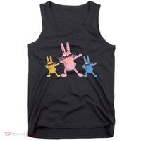 Cool Dabbing Easter Bunnies Tank Top thumb 0