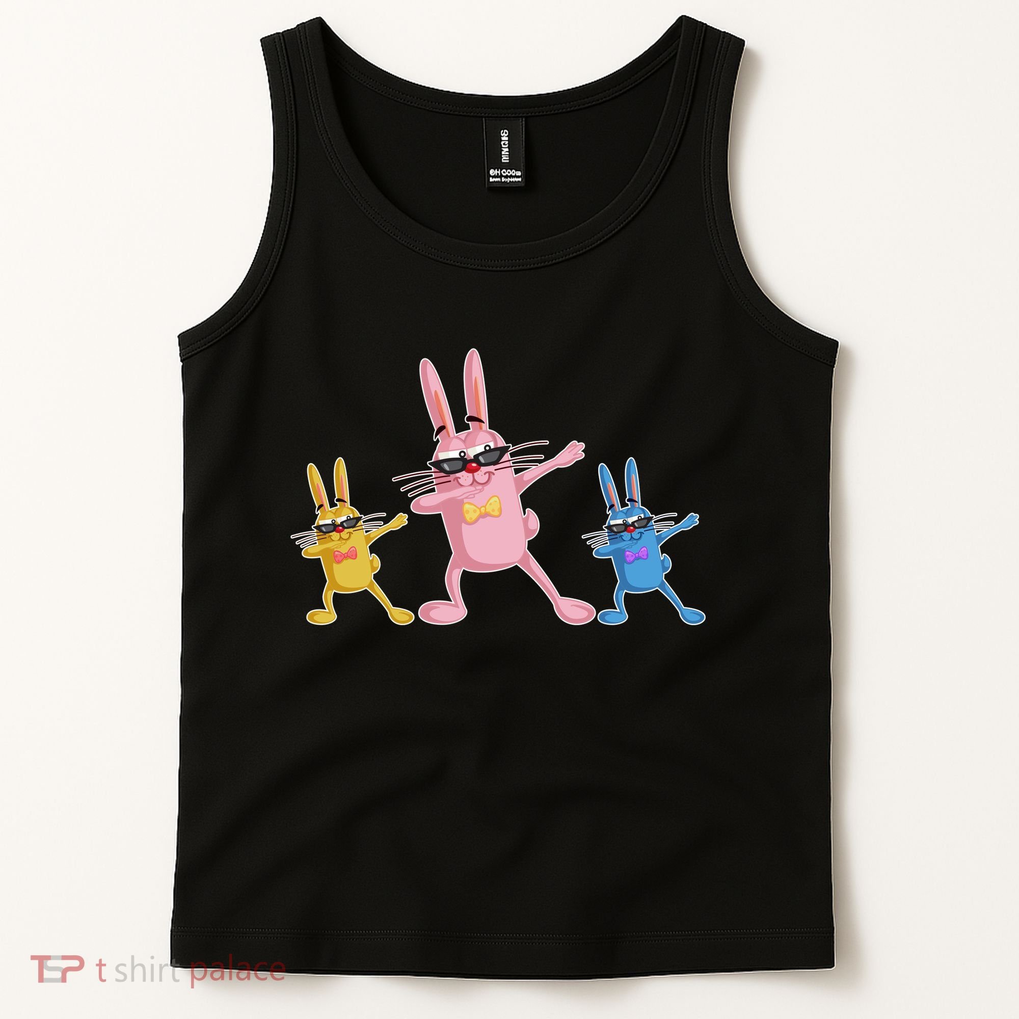 Cool Dabbing Easter Bunnies Tank Top