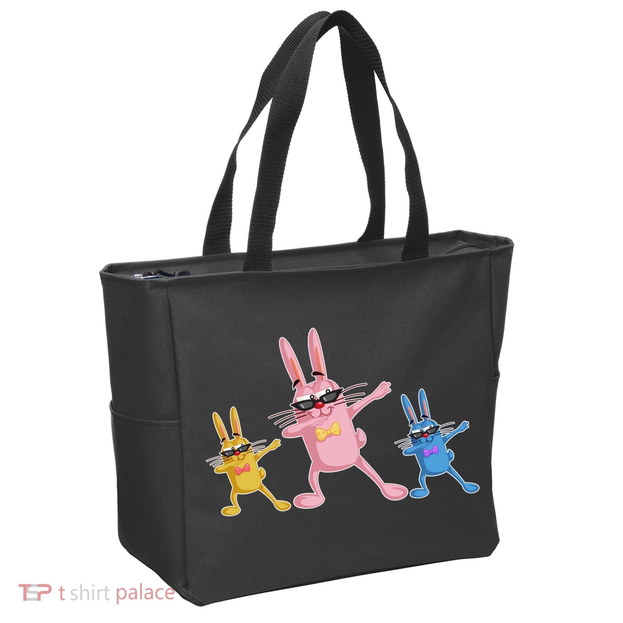Cool Dabbing Easter Bunnies Tote Bag