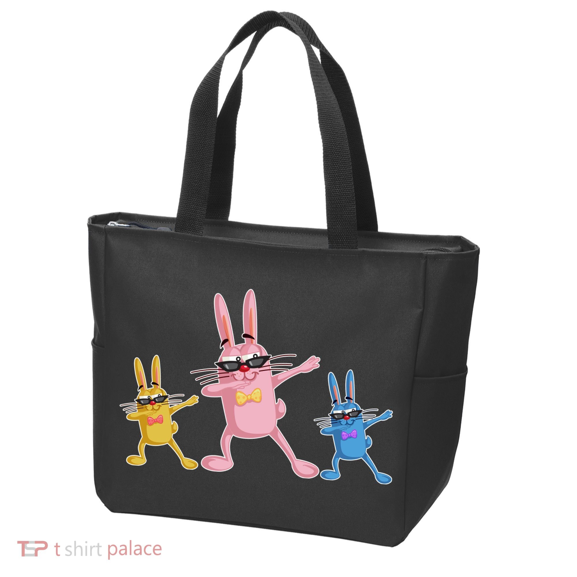Cool Dabbing Easter Bunnies Tote Bag