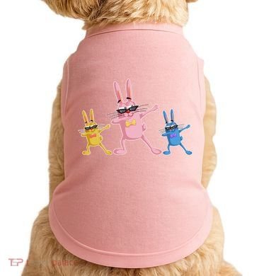 Cool Dabbing Easter Bunnies Doggie Tank
