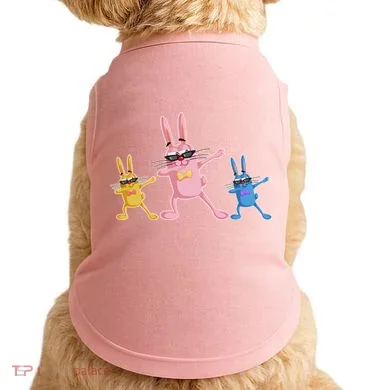 Cool Dabbing Easter Bunnies Doggie Tank