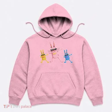 Cool Dabbing Easter Bunnies Hoodie